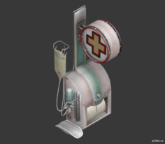 Health Station 3D Model