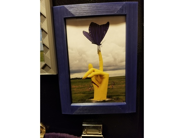 Fridge picture frame for your post cards 3D Print Model