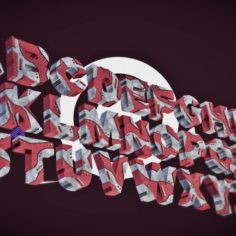 Blender Letter pack [AZ Trippy Pcak]						 Free 3D Model