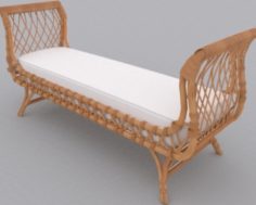 Cane chair Free 3D Model