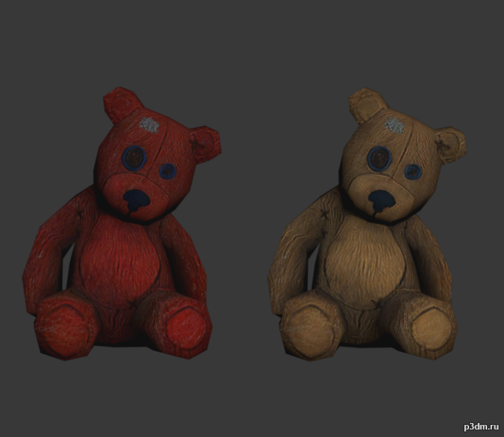 Toy Bear 3D Model