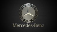 Mercedes Benz Logo 3 3D Model