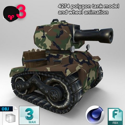 Tank1 3D Model