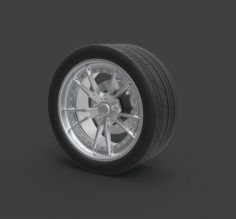 Front wheel from Ice Charger 3D Model