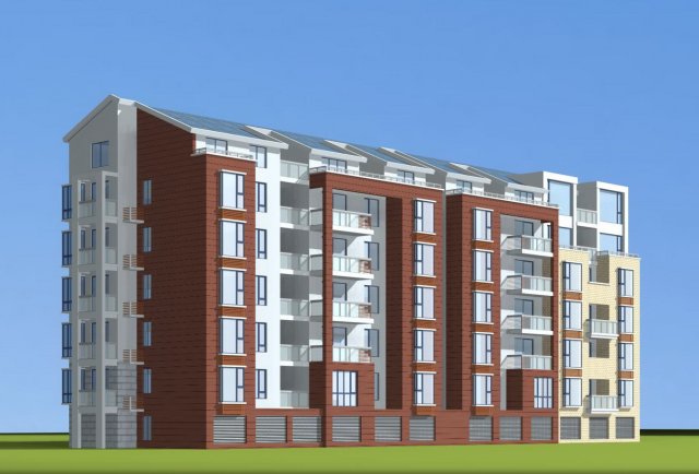 City Residential Garden villa office building design – 174 3D Model
