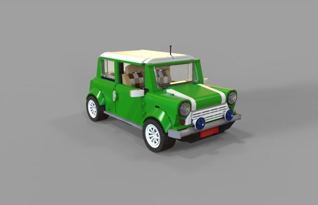 Lego car 3D Model