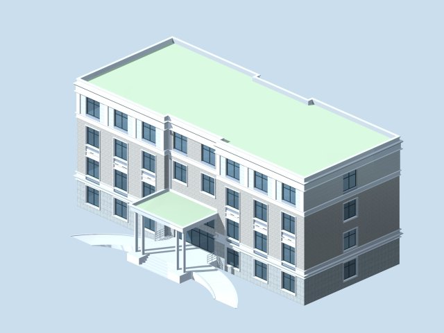 City planning office building fashion design – 405 3D Model