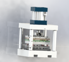 Pressing laminate mechanism 3D Model