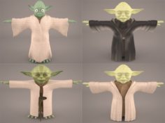 Star Wars Yoda Collection 3D Model