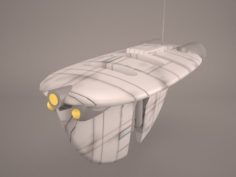 AirTaxi Med Star Wars 3D Model