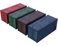 Cargo Container 2 3D Model