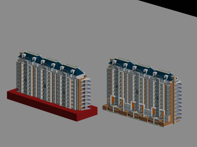 City government office building architectural design – 173 3D Model