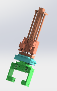 Multi-function cylinder mechanism 3D Model