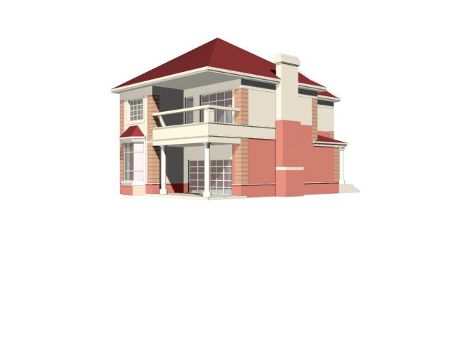 City – alone Villa 11135 3D Model