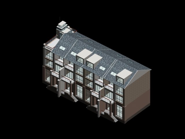 City – alone Villa 1144 3D Model