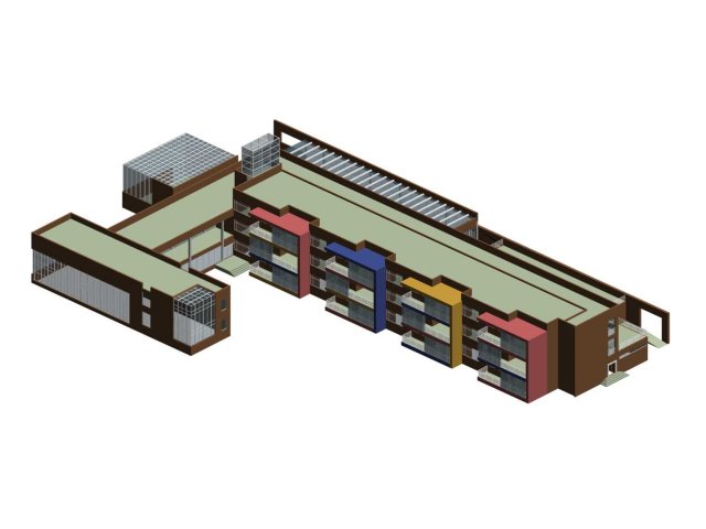 Kindergarten happy city office buildings – 29 3D Model