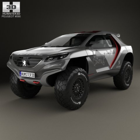 Peugeot 2008 DKR 2014 3D Model