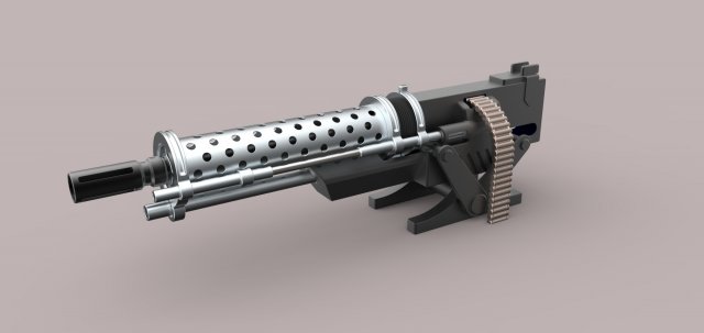 Machine gun 3D Model