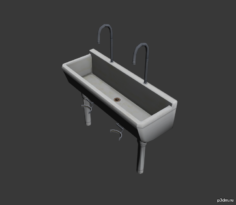 Medical Surgical Sink 3D Model