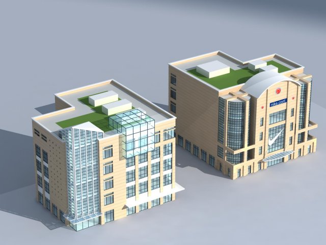 City planning office building fashion design – 294 3D Model