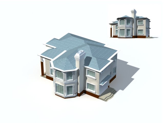 City – Villa 1101 3D Model