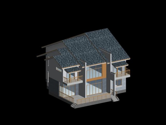 City – alone Villa 11150 3D Model