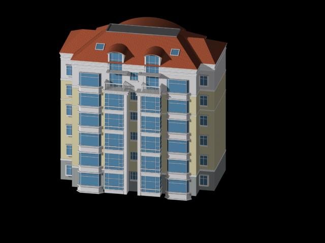 City Residential Garden villa office building design – 110 3D Model