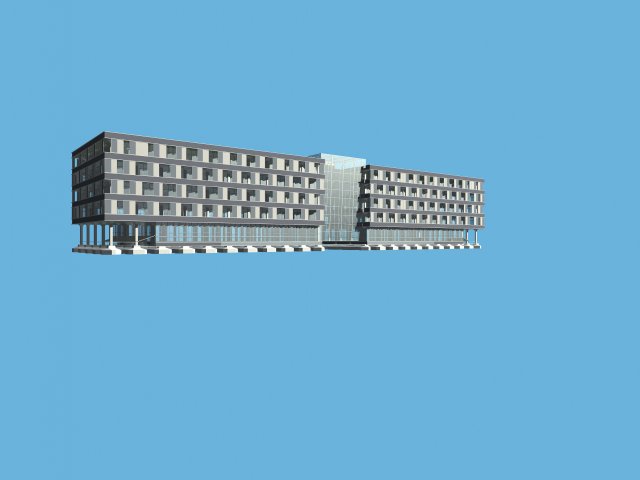 City planning office building fashion design – 146 3D Model