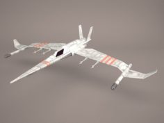 X wing t-65 spacecraft Star Wars 3D Model