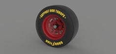 NASCAR wheel 3D Model