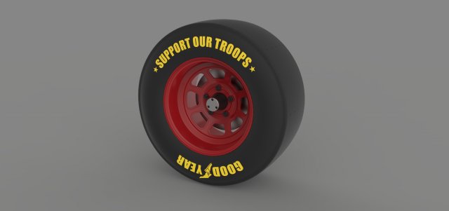 NASCAR wheel 3D Model