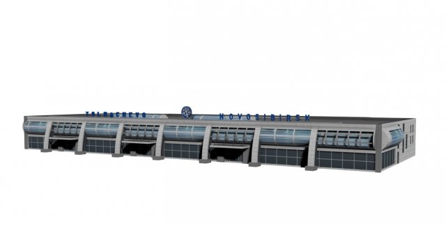 Tolmachevo Airport RussianNovosibirsk 3D Model