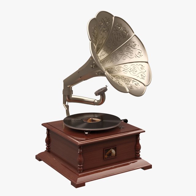 HMV Gramaphone 02 3D Model