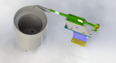 Rotating vibration feeding mechanism 3D Model
