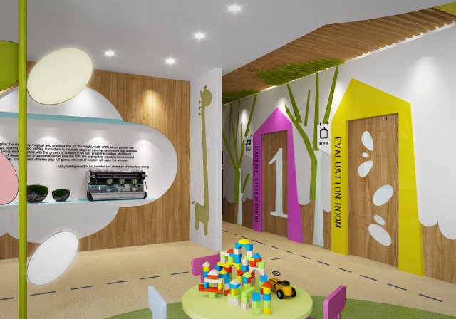 Childrens school 3D Model