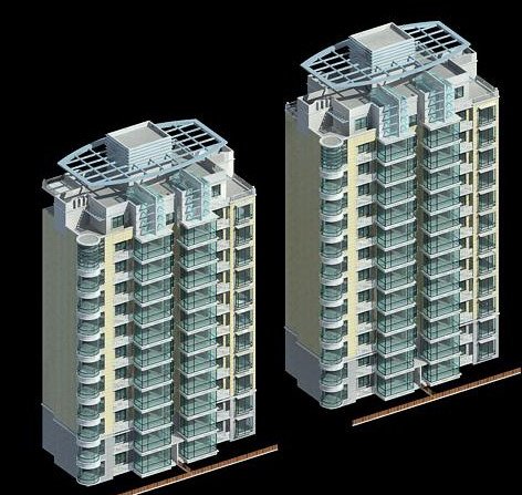 City government office building architectural design – 287 3D Model