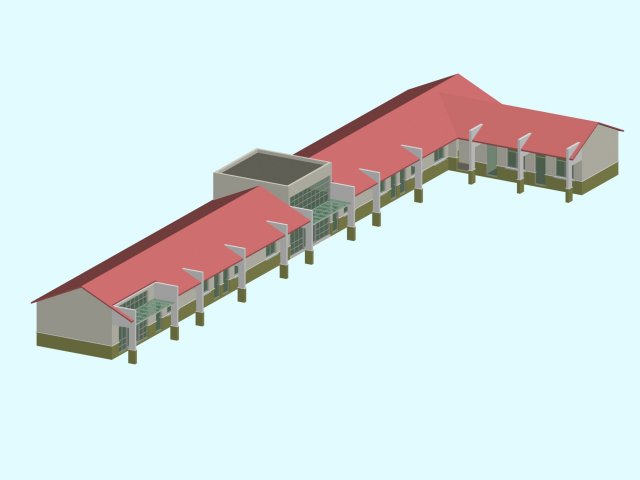 City planning office building fashion design – 369 3D Model