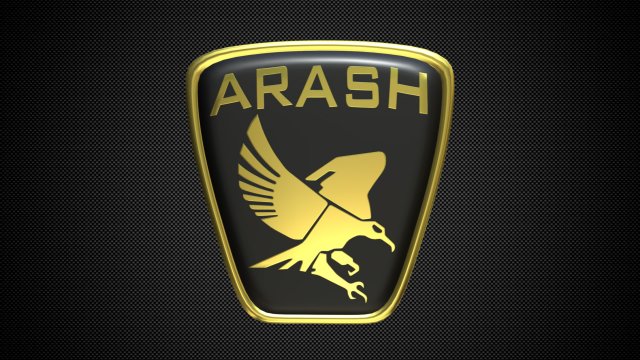Arash logo 2 3D Model