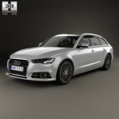 Audi A6 C7 avant 2015 3D Model