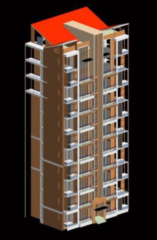 City government office building architectural design – 28 3D Model