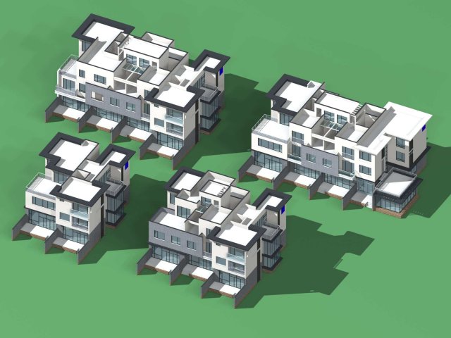 City – alone Villa 1119 3D Model