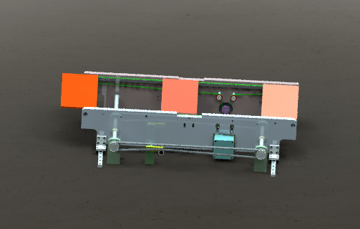 Belt conveyor belt 3D Model