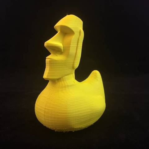 Easter Island Rubber Duck 3D Print Model