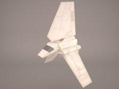Sent Shuttle Star Wars 3D Model