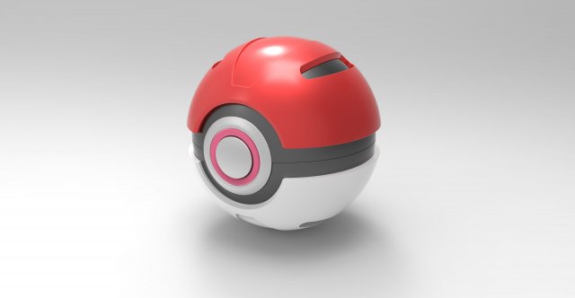 Pokeball 3D Model