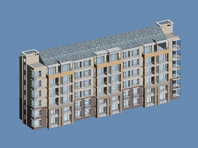 City Residential Garden villa office building design – 511 3D Model