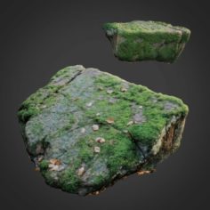 3d scanned nature stone 038 3D Model