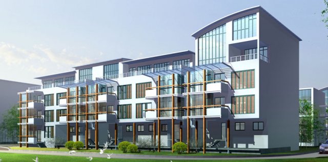 City – stylish townhouse 37 3D Model