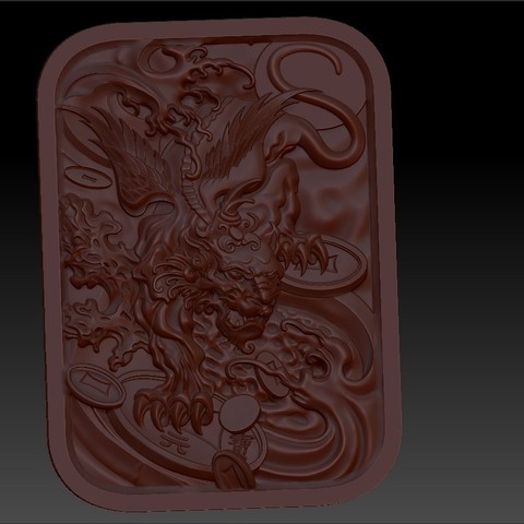 Mythical Wild Animal  Pixiu2 3D Print Model