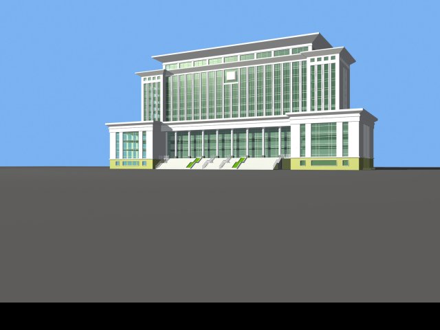 City planning office building fashion design – 200 3D Model